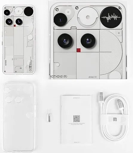 Смартфон Nothing Phone 3 12/256 ГБ, белый