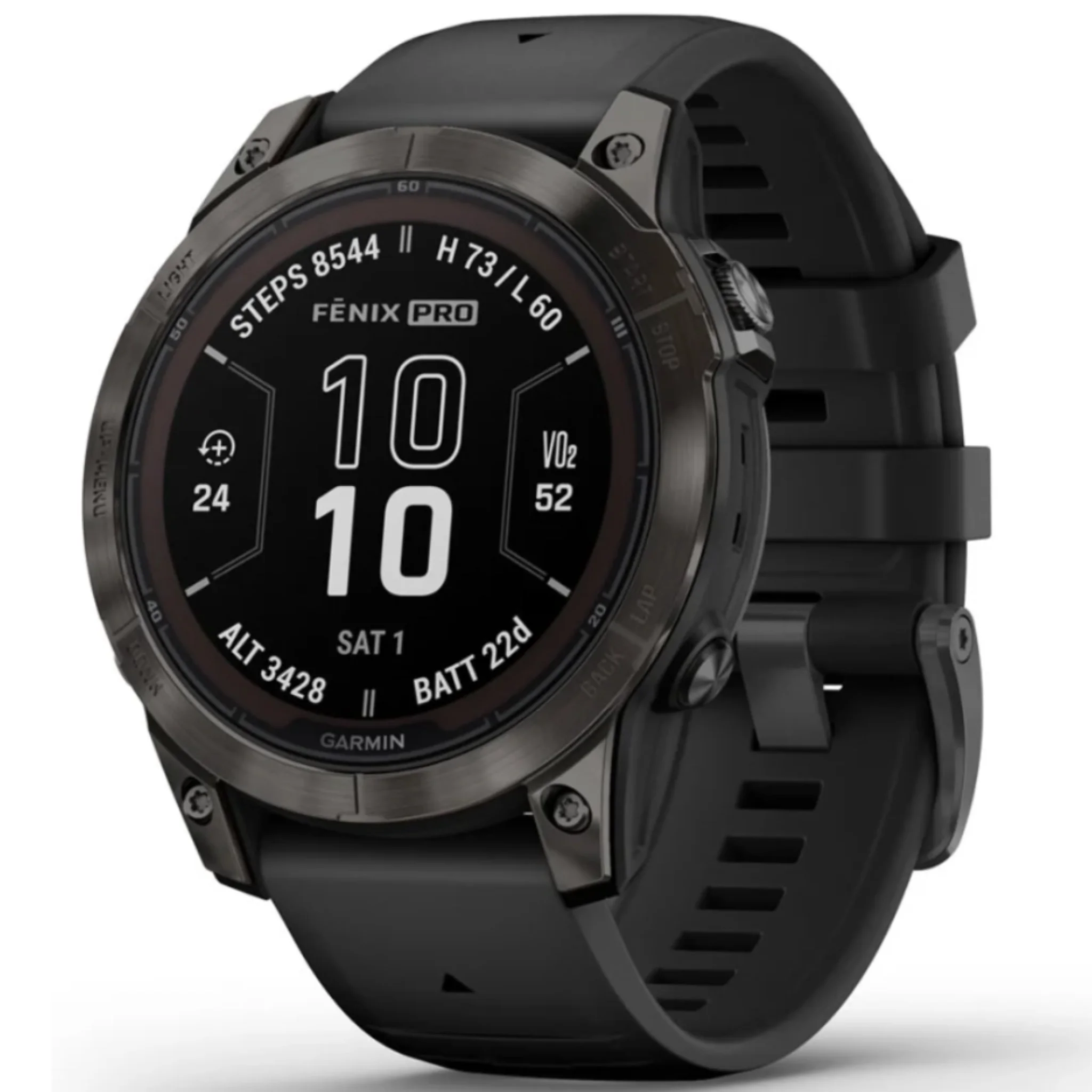 Умные часы Garmin Fenix 7S Pro Sapphire Solar, серый (010-02776-11)