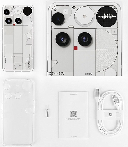 Смартфон Nothing Phone 3 16/512 ГБ, белый