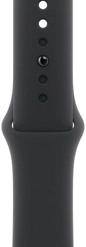 Apple Watch Series 11 46 мм, «серый космос», ремешок черного цвета, размер M/L